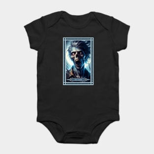 The Zombie Tarot Card Baby Bodysuit